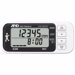 A&D Medical Triaxial Activity Monitor Slim Walking Step Counter Pedeometer + NFC
