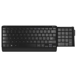 POSTURITE Compact Number Slide Keyboard with retractable number pad. W