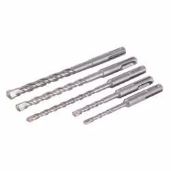 5 Piece Silverline SDS Plus Masonry Drill Bit Set - 5pce 930164 - 5pce masonry set sds drill plus bit silverline 930164