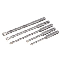 5 Piece Silverline SDS Plus Masonry Drill Bit Set - 5pce 930164 -  5pce masonry set sds drill plus bit silverline 930164