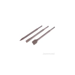 Silverline SDS Plus Hex Chisel Set 3pce 250mm ? 20, 40mm & Point - 515779 20 -  chisel sds hex plus set silverline 3pce 515779 point 40mm 20 17mm