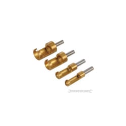 6-16mm 4 Piece Plug Cutter Set -  plug set cutter silverline 6 16mm 4pce 151219