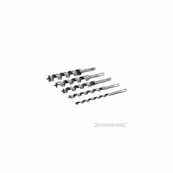 5 Piece 10-25mm Silverline Auger Bit Set - 5pce 10 25mm 298528 Drill Wood -  bit set auger silverline 5pce 10 25mm 298528 dri ...