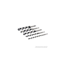 5 Piece 10-25mm Silverline Auger Bit Set - 5pce 10 25mm 298528 Drill Wood -  bit set auger silverline 5pce 10 25mm 298528 drill wood