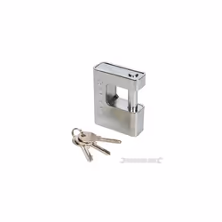 Silverline Close Armoured Shutter Lock Padlock 80mm - 380651 Security -  armoured shutter lock close silverline padlock 80mm  ...