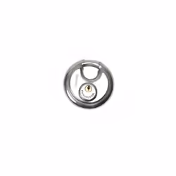 70mm Silverline Disc Padlock - Steel Stainless 292707 Security -  disc padlock 70mm steel silverline stainless 292707 securit ...