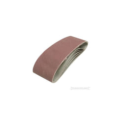 Silverline Sanding Belts 75 x 533mm 5pk 80 Grit -  sanding belts x 75 grit 80 silverline 533mm 433236 5pk sander