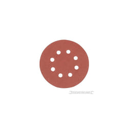 Silverline Hook & Loop Discs Punched 125mm 10pk 125mm 120 Grit - Sanding Sander -  discs punched 125mm grit hook loop 120 sanding silverline 10pk