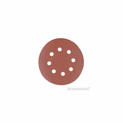 Silverline Hook & Loop Discs Punched 125mm 10pk 125mm 240 Grit - Sanding Sander -  punched discs 125mm grit hook 240 loop san ...