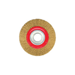 Silverline 150mm x 32mm Bench Grinder Brassed Steel Wire Wheel