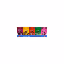 Organic Fruit Smoothie Assortment Pack of 25 Pouches Red Purple Green Yellow and Pink