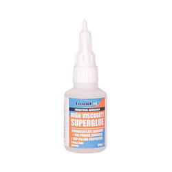 Bond-It High viscosity Super Glue (20g) - A premium cyanaocrylate adhesive bonds most rubbers plastics including PVCu or UPVC edge trims, architrave.