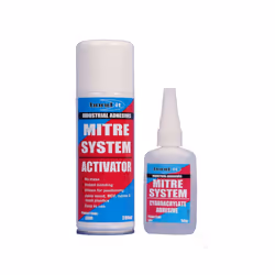 Bond It Mitre Bonding System Kit Activator 200ml & Superglue 50g Joint Wood Glue