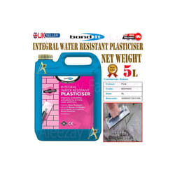 5L Integral Water Resistant Liquid Mortar & Render Plasticiser 5 Litre