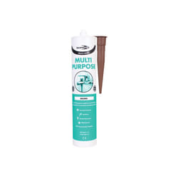 2x Bond It Brown Multimate Silicone Sealant Multi Purpose Kitchen Bathroom