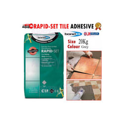Bond it Rapid Set Tile Adhesive Rapid Floor Cement  Bag Grey 20kg