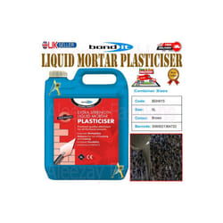 5L Extra Strength Liquid Mortar Plasticiser Cement Admixture / Brown