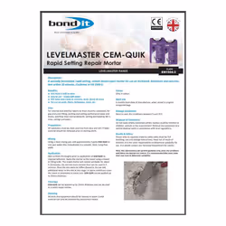 Bond it Repair Mortar Cem-Quick Sand & Cement Quick Dry  Set 3kg