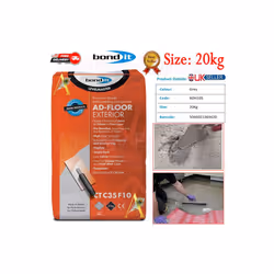 Bond It AD-FLOOR EXTERIOR 2-50mm Latex leveling Compound Grey 20kg