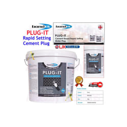 5kg PLUG-IT Cement Based Rapid Setting Cracks Leak Joint Plug Tub