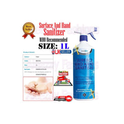 Bond It SURFACE & HAND SANITISER Alcohol Free Germs Killer Clear 1L