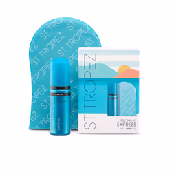 St.Tropez Self Tan Express Mini Kit Travel-Sized Bronzing Mousse & Tanning Applicator Mitt Vegan-Friendly Tanner Even & Na ...