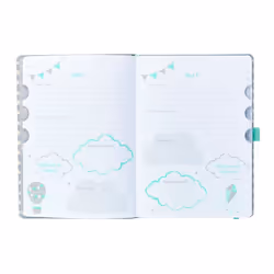 Busy B Clouds Pregnancy Journal Book