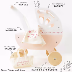 Le Toy Van Sweet Dreams Doll pram - Additional view 5