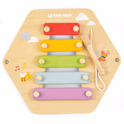 Le Toy Van Xylophone Activity Tile, Toy musical instrument, Xylophone, 1.75 yr(s), Multicolour