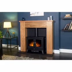 Adam 13369 fireplace Indoor Freestanding fireplace Electric Black - Additional view 4