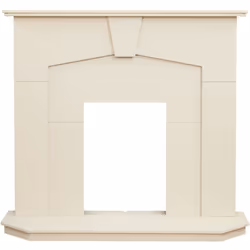 Adam Abbey Fireplace in Stone Effect, 48 Inch