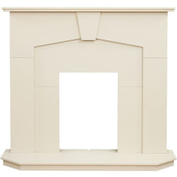 Adam Abbey Fireplace in Stone Effect, 48 Inch