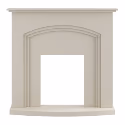 Adam Truro Fireplace in Cream, 41 Inch