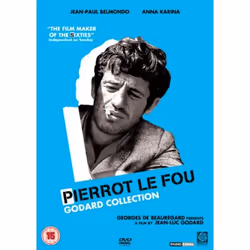 Elevation Sales Pierrot Le Fou (1965), Music video, DVD, Coloured, 110 min, Jean-Paul Belmondo, Elevation Sales