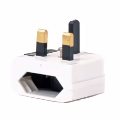 SMJ PAEUPC - 2 Pin to UK Adaptor White
