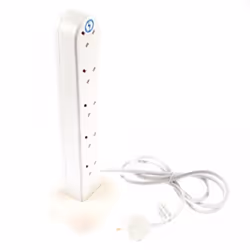 SMJ S10WTTB, 10 AC outlet(s), Type D, 13 A, White, 2 m, 1 pc(s)