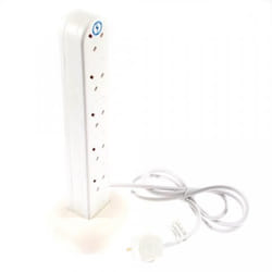 SMJ S10WTTB surge protector White 10 AC outlet(s) 2 m