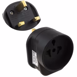 kenable 008647 power plug adapter Type G (UK) Universal Black