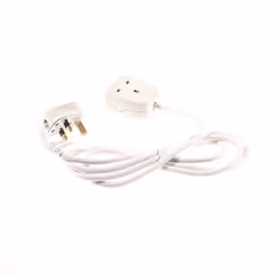 SMJ B1W2MP, 2 m, Indoor, White, 1 AC outlet(s), 3120 W, 13 A