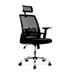 NAUTILUS Designs Alpha High Back Mesh Operator Office Chair with Headr
