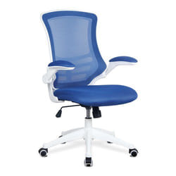 NAUTILUS Designs Luna Designer High Back Mesh Blue Task Operator Offic