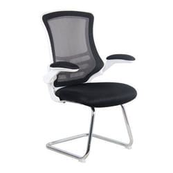 NAUTILUS Designs Luna Designer High Back Mesh Black Cantilever Visitor