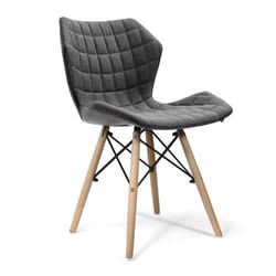 NAUTILUS Designs Amelia Contemporary Lightweight Fabric Chair With Pan