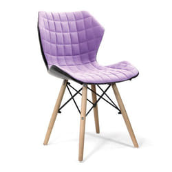 NAUTILUS Designs Amelia Contemporary Lightweight Fabric Chair With Pan