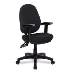 NAUTILUS Designs Java 200 Medium Back Twin Lever Fabric Operator Offic