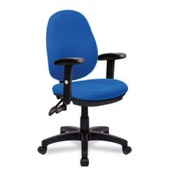 NAUTILUS Designs Java 200 Medium Back Twin Lever Fabric Operator Offic