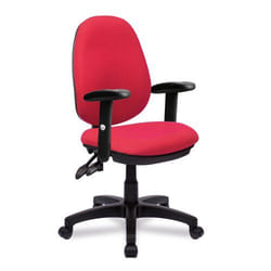 NAUTILUS Designs Java 200 Medium Back Twin Lever Fabric Operator Offic
