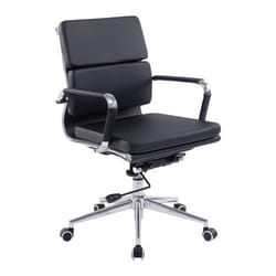 NAUTILUS Designs Avanti Medium Back Bonded Leather Executive Office Ch