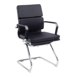 NAUTILUS Designs Avanti Medium Back Bonded Leather Cantilever Visitor