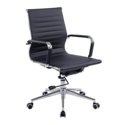 NAUTILUS Designs Aura Contemporary Medium Back Bonded Leather Executiv